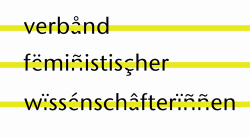 Logo Verband feministischer Wissenschafterinnen